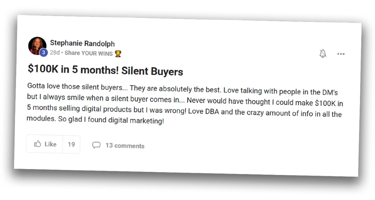Stephanie Randolph — $100K in 5 months